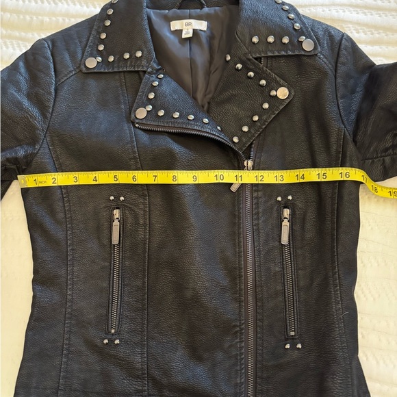 BP Black Studded Leather Jacket - Picture 8 of 8